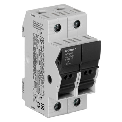 31112 Утримувач запобіжників Ambus 10х38 2 р