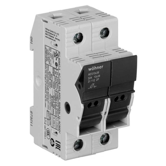 31112 Утримувач запобіжників Ambus 10х38 2 р