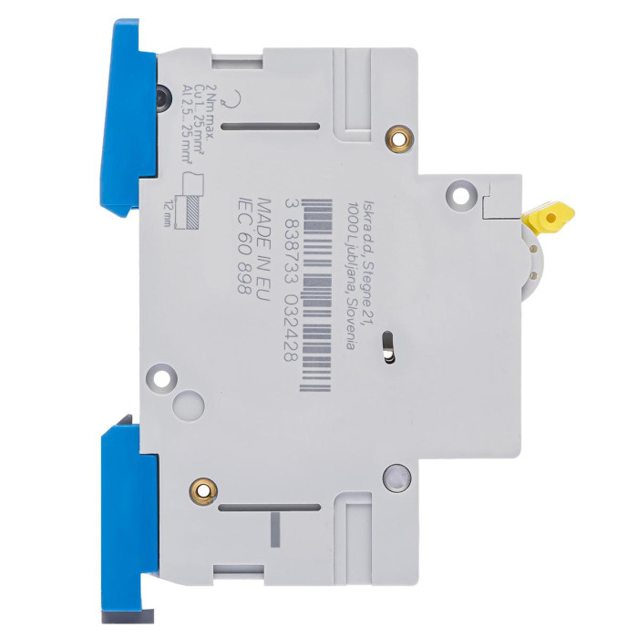 Модульний автоматичний вимикач ISKRA RI62 2P C25A 10кА - 786100154000