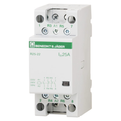 Модульний контактор Benedict R25 25A 220-240