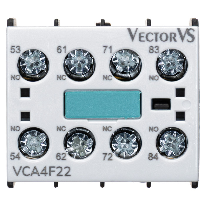 Додатковий контакт фронтальний Vector VS VCA 2NO+2NC для VCN 80...150