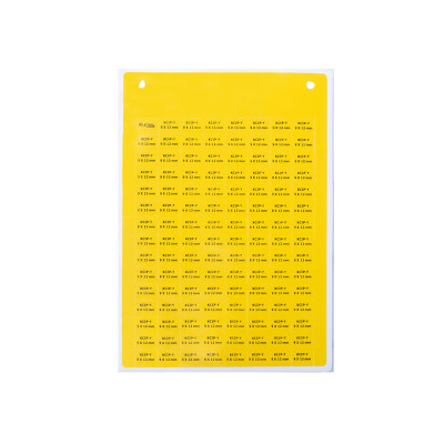 0.0.0.8.08502 Самоклеюча маркувальна вінілова етикетка KCIP-Y 9X12 (1 компл = 120 шт | пак = 20 ком)