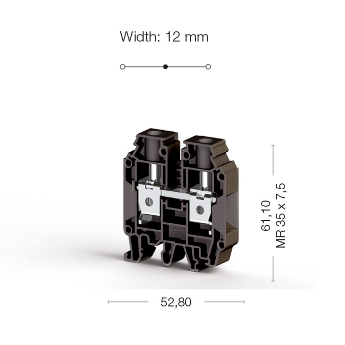 Клема Klemsan AVK Прохідна 25 мм - 0.0.0.3.04295