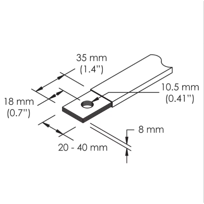 561136* Силова клема SBLL800