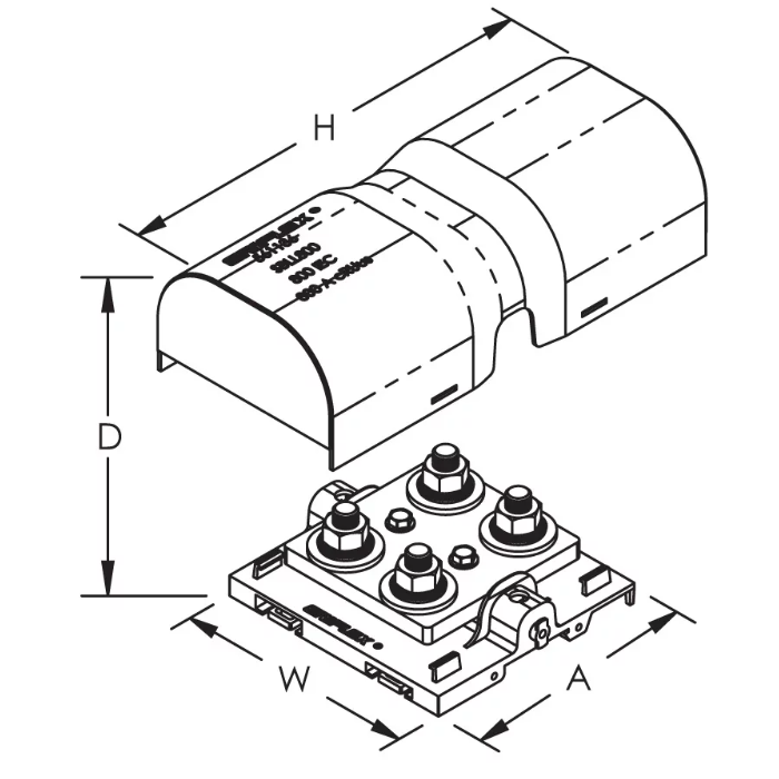 561136* Силова клема SBLL800