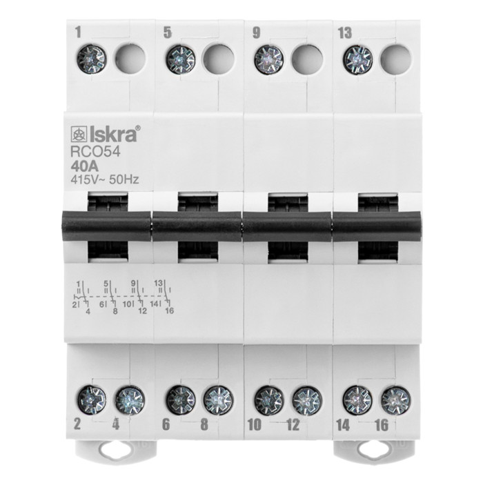 Модульний перемикач навантаження ISKRA RCO54 4P 40A - 786101208000