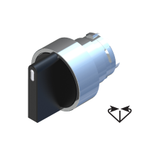 Поворотна кнопка 3-позиційна з поверненням в нуль COMEPI