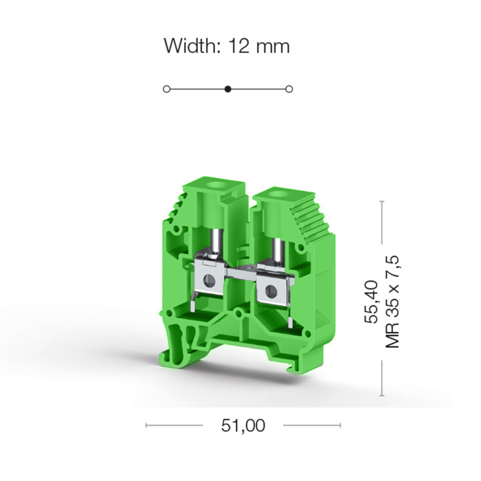 Клема Klemsan AVK Прохідна 16 мм - 0.0.0.3.04162