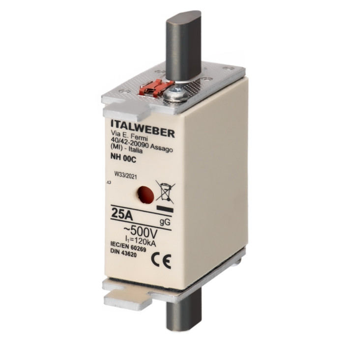 Ножовий запобіжник Italweber gG NH1 250A - 1510250