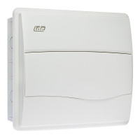 BM12PO/RR Корпус розподільчий внутр. біле вікно ORO,1x12 модуля 248x283x97, IP40, з шинами N і PE