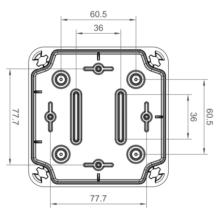 EX111 Клемна коробка 113x113x68, IP65-IP67, IDE
