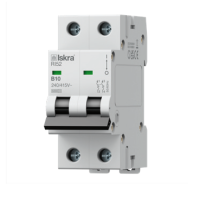 Модульний автоматичний вимикач ISKRA RI52 2P B63A 6кА