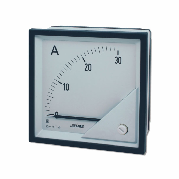 Амперметр FRER F72MA 90˚ шкала 800A 60мВ - F72MAX800X60