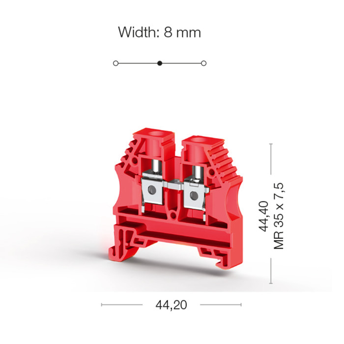 Клема Klemsan AVK Прохідна 6 мм - 0.0.0.3.04144RP