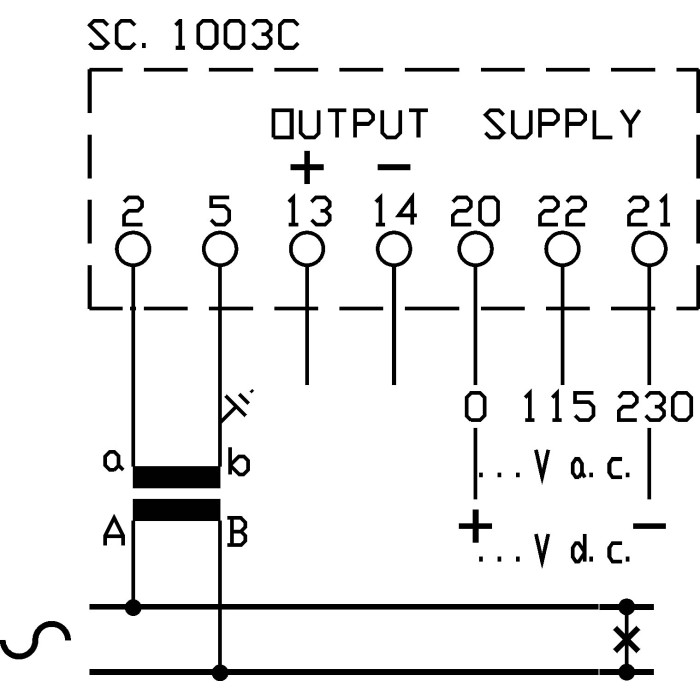Перетворювач частоти FRER MCOFP 4-20 мА 45÷55 Гц - MCOFP15CRX42H