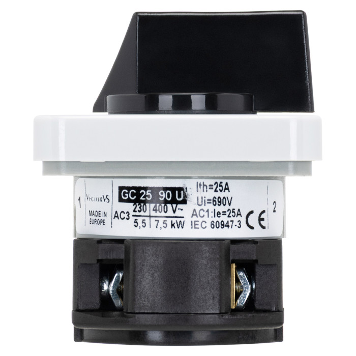 Кулачковий перемикач GC 16A схема 66 (Лін. напр./Фаз. напр.)