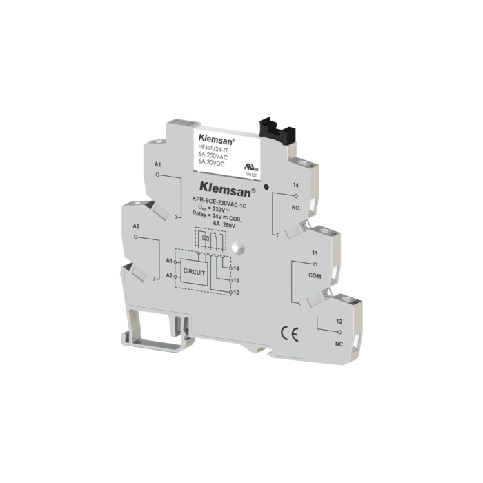 Інтерфейсне реле KPR-SCE 1P 6A 24V DC (пак. 10 шт)