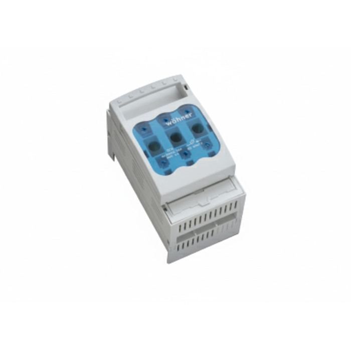 Блок-рубильник Woehner Quadron CrossLinkBreaker NH000 3p, 125 A, 60 мм - 33416