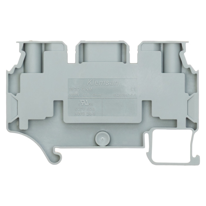 Клема Klemsan WGO 6/NM вимірювальна 6 мм сіра