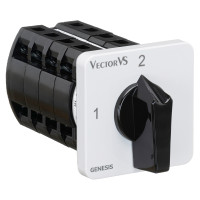 Кулачковий перемикач GC 40A 4P схема 69 (1-2)