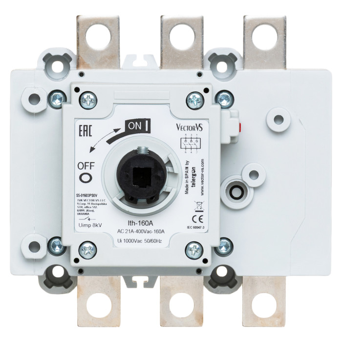 Вимикач навантеження Vector VS S5 3P 160A - S5-01603PS0
