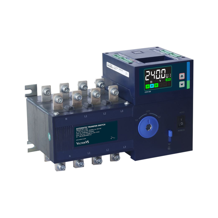 Перемикач навантаження з мотор-приводом Vector VS VECATS 4P 63A - TVATS1F063AT