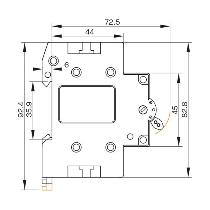 Модульний перемикач навантаження ISKRA RCO52 4P 40A - 786101206000