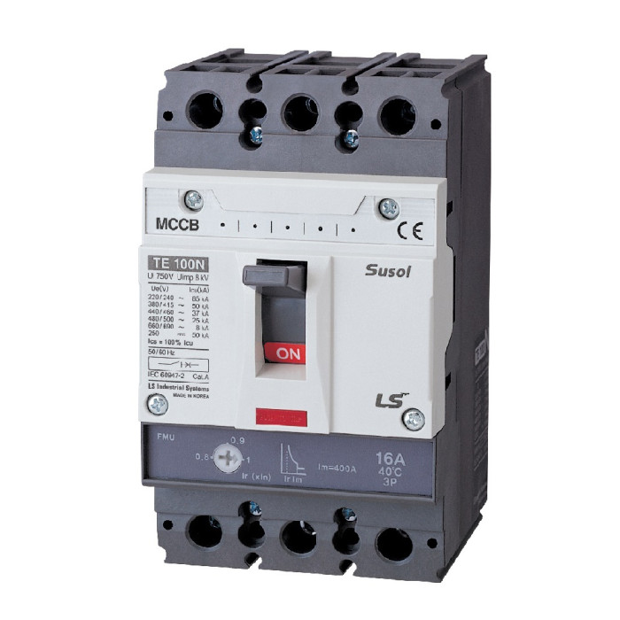 Автоматичний вимикач LS ELECTRIC TE100S 3P 63A 37 кА - 161004000