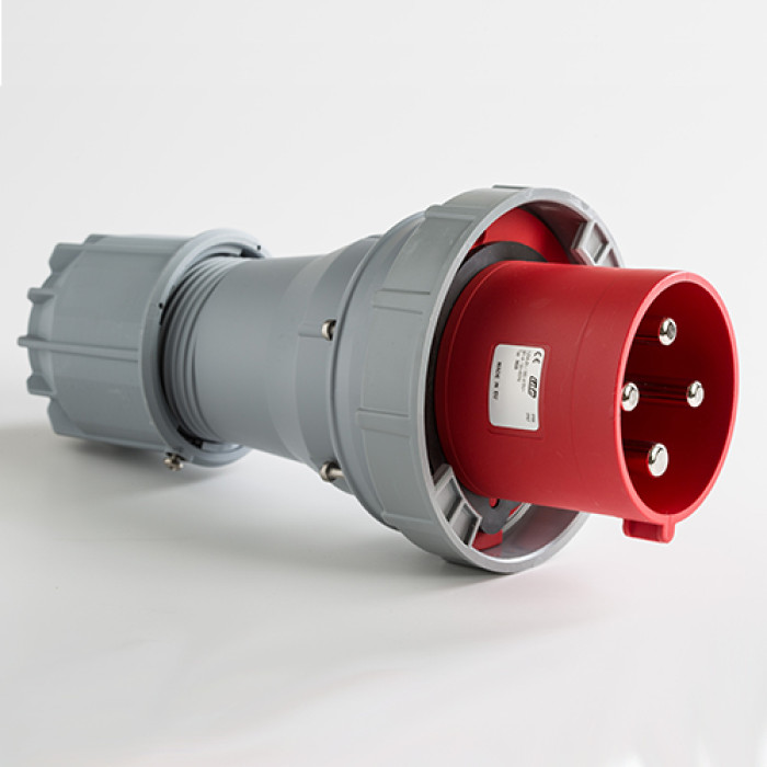 Вилка кабельна IDE MUNDIAL 3P+E 125 А 380–415 В IP66-67 - 03655