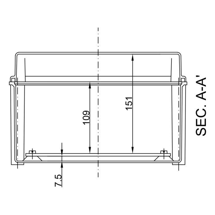Корпус з подвійною ізоляцією (Class II) IDE, поліестер, 270x360x171мм, IP66 - ROC34PO