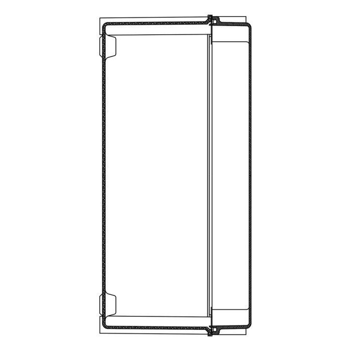 Корпус з подвійною ізоляцією (Class II) IDE, поліестер, 270x360x171мм, IP66 - ROC34PO