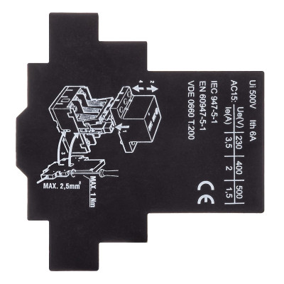 038901500000 Додатковий контакт PS 20, 2NO для MS25