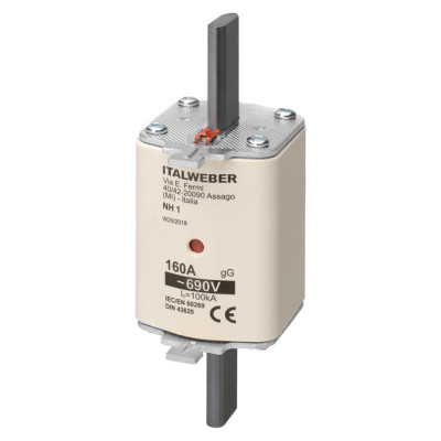 Ножовий запобіжник Italweber gG NH1 160A