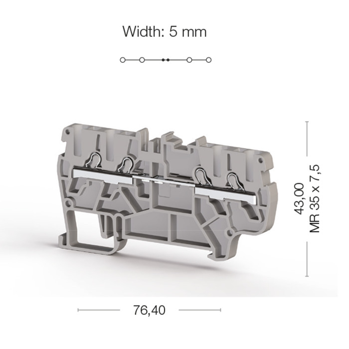 Клема Klemsan PYK Багатовивідна 2.5 мм - 0.0.0.3.07389