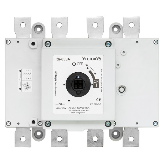 Вимикач навантеження Vector VS S5 3P+N 630A - S5-06303NR0