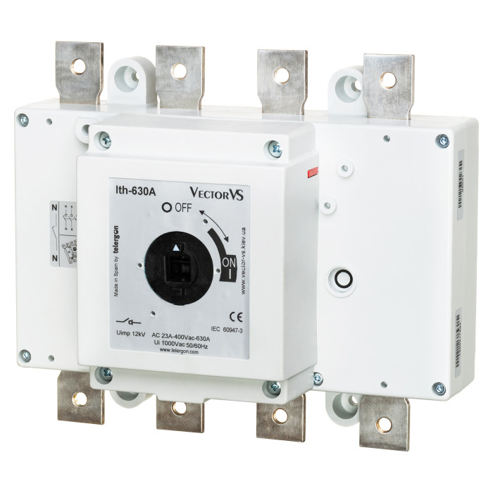 Вимикач навантеження Vector VS S5 3P+N 630A - S5-06303NR0