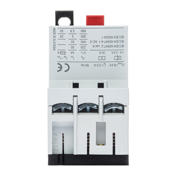 Автомат захисту двигуна 2,5A серії MS25