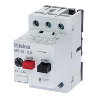 Автомат захисту двигуна 2,5A серії MS25