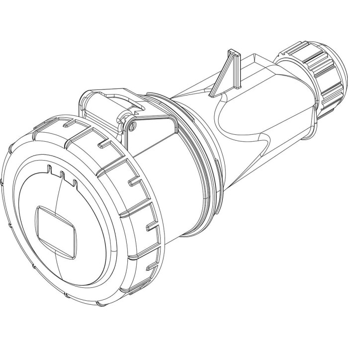 Розетка кабельна IDE MUNDIAL 3P+E 32 А 380–415 В IP66-67 - 03705