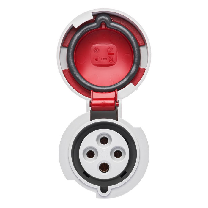 Розетка кабельна IDE MUNDIAL 3P+E 32 А 380–415 В IP66-67 - 03705