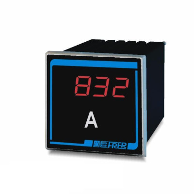 Амперметр цифровий FRER D48 48×48 115–230AC  ±60мВ