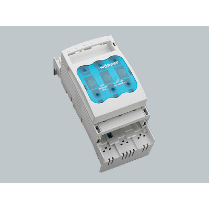 33216 Блок-рубильник Quadron 000 3p, 125 A, 60 мм