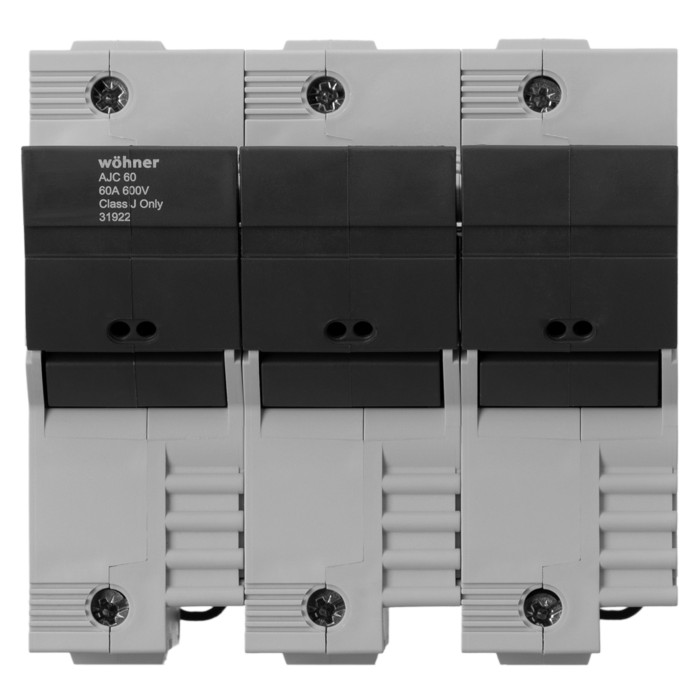 31922 Тримач запобіжників J 27x60, 60A 600В AC