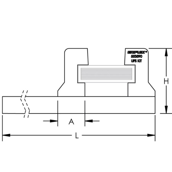 553590 Шинотримач гнучкої шини UFS