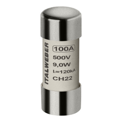 Запобіжник циліндричний Italweber CH22 100A gG 22x58 500В