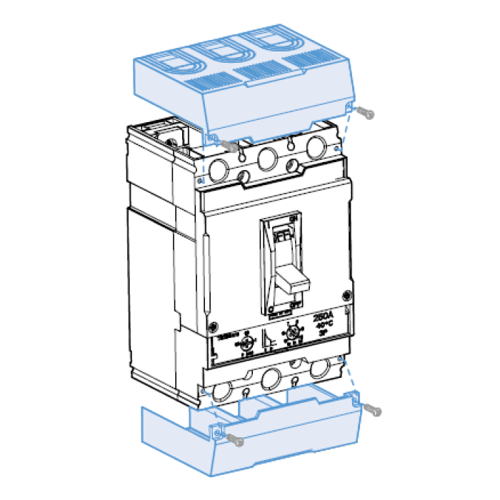 64621174011 Клемні кришки, низькі́ ITS43,TS800