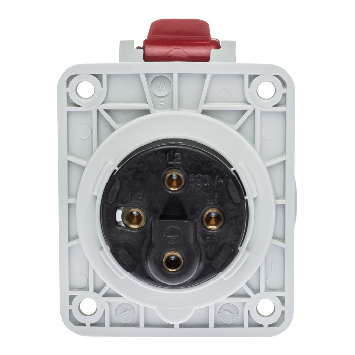 Розетка вбудована похила IDE MUNDIAL 3P+E 16A 380–415V IP44