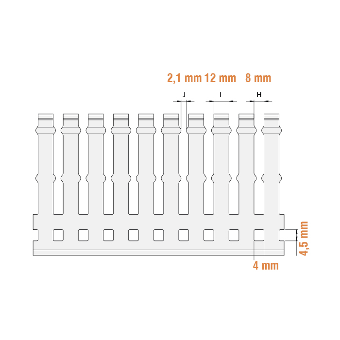 0.0.0.5.552510 Перфорований короб 25х100 KKD 2510 ( 2м ) (пак. 44 м)
