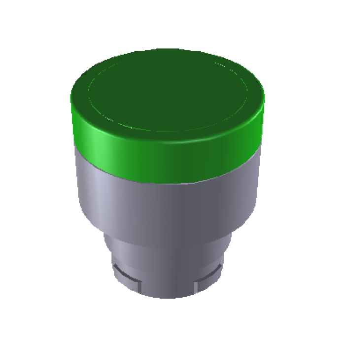 ECX 1202 Кнопка зелена з підсвічуванням