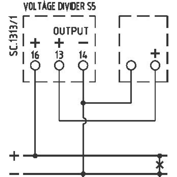 Вольтметр прямий FRER F96MV 90˚ 6В - F96MVX006XSD